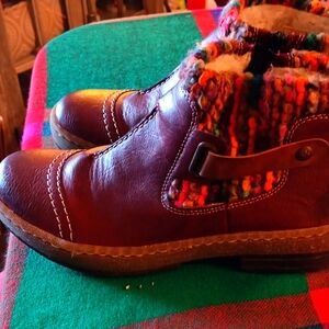 RIEKER BROWN BOOTS